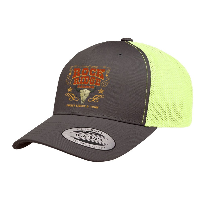 Rock Ridge Saloon, Rock Ridge Saloon Art, Rock Ridge Saloon Vintage, R Retro Trucker Cap by SHOPUT8 | Artistshot