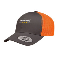 Family Name Surname Or First Name  Team Dominic T Shirt Retro Trucker Cap | Artistshot