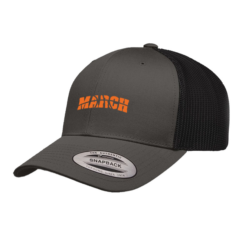 March Is For Basketball Madness Tournament Bracket Time Retro Trucker Cap by cm-arts | Artistshot