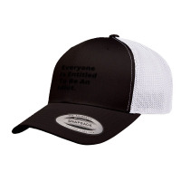 Everyone Is Entitled To Be An Idiot Funny Biden Saying Retro Trucker Cap | Artistshot