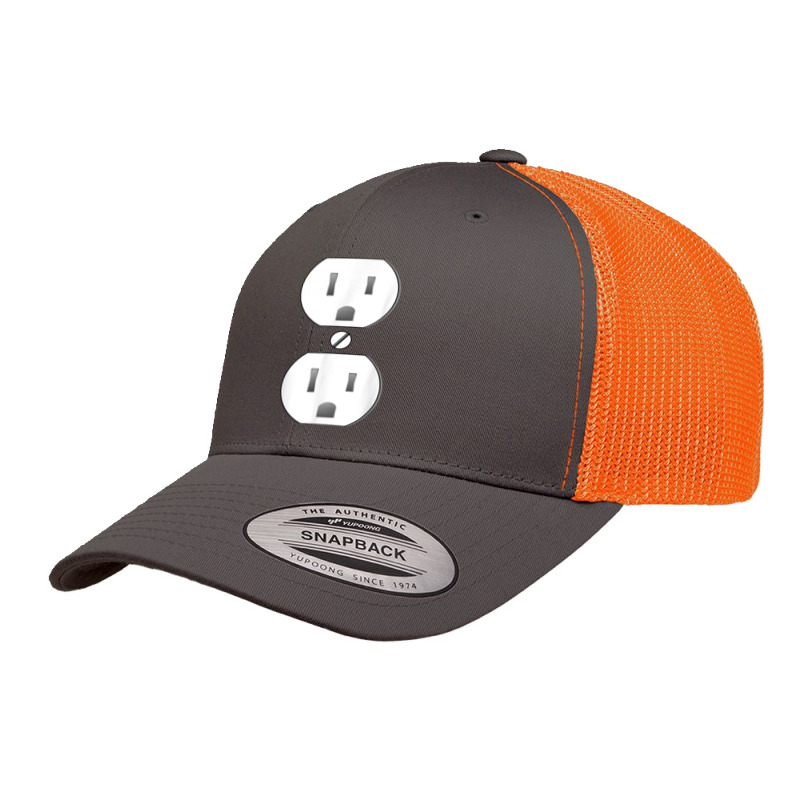 Electrical Outlet Socket Easy Costume T Shirt Retro Trucker Cap by kyxylojashu | Artistshot