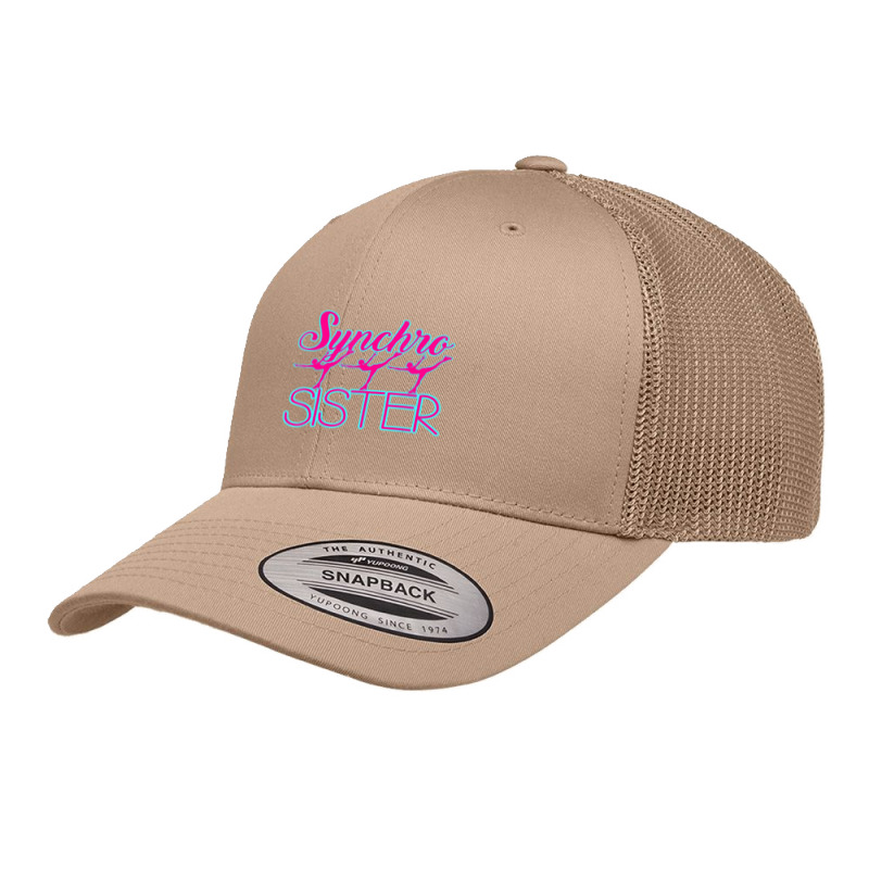 Synchronized Skating   Synchro Sister Retro Trucker Cap by cm-arts | Artistshot