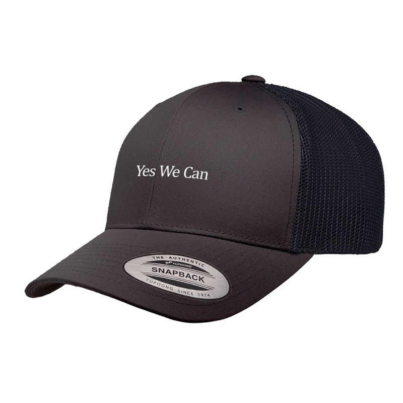 Womens Yes We Can Vneck Retro Trucker Cap by cm-arts | Artistshot