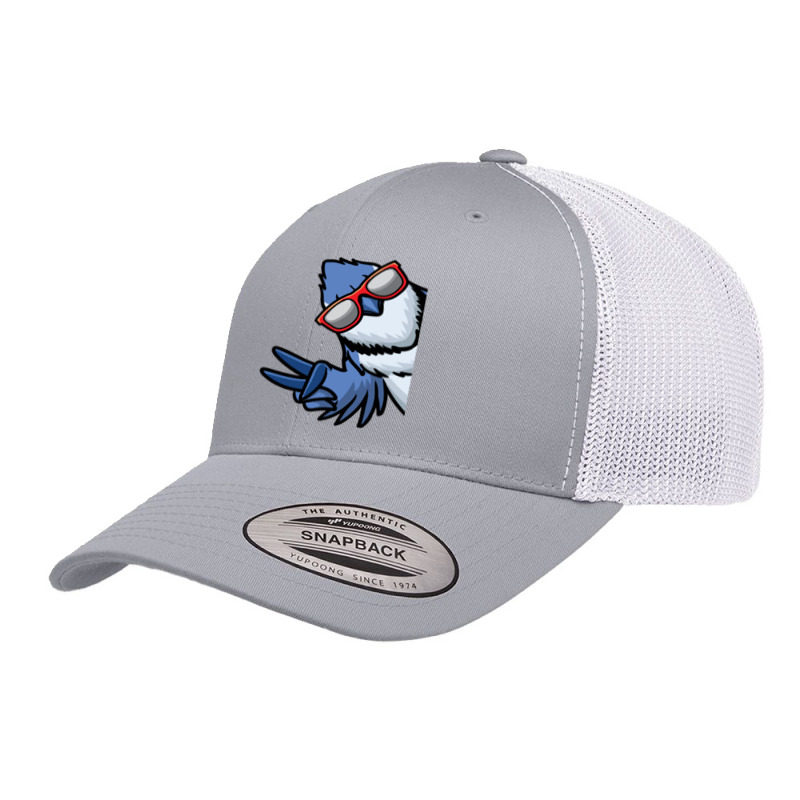 Bird Lover T- Shirt Blue Jay Bird Cyanocitta Cristata T- Shirt (1) Retro Trucker Cap by boilinggyrus | Artistshot