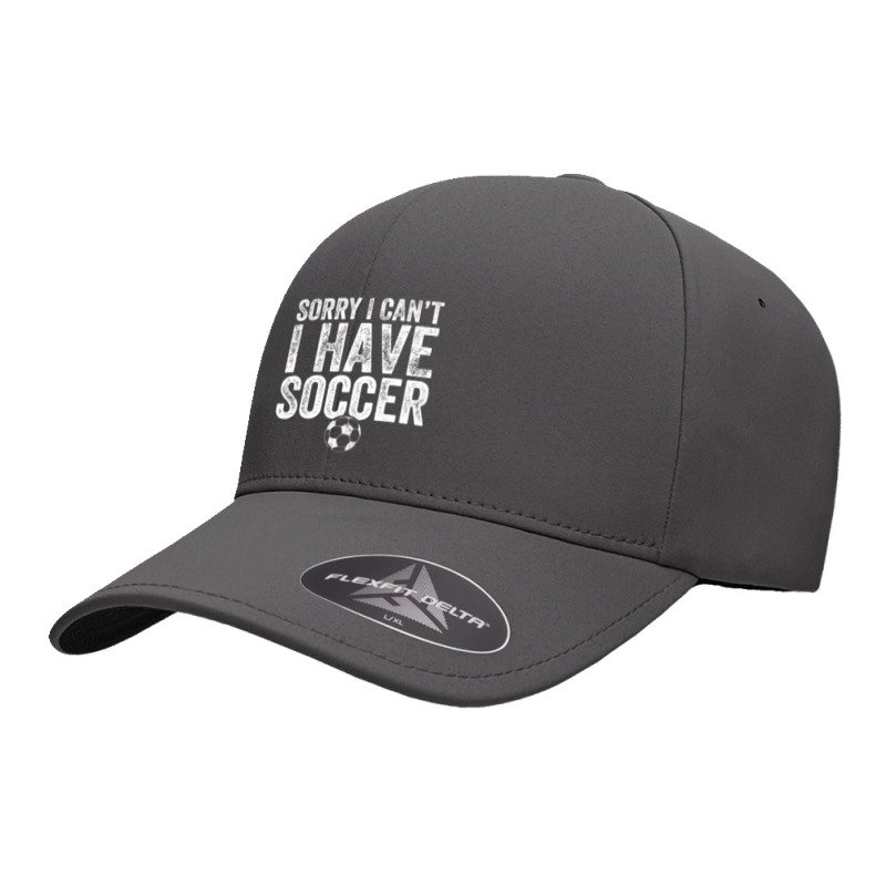 Sorry I Can't I Have Soccer Soccer Player Seamless Cap by Kemriban527 | Artistshot