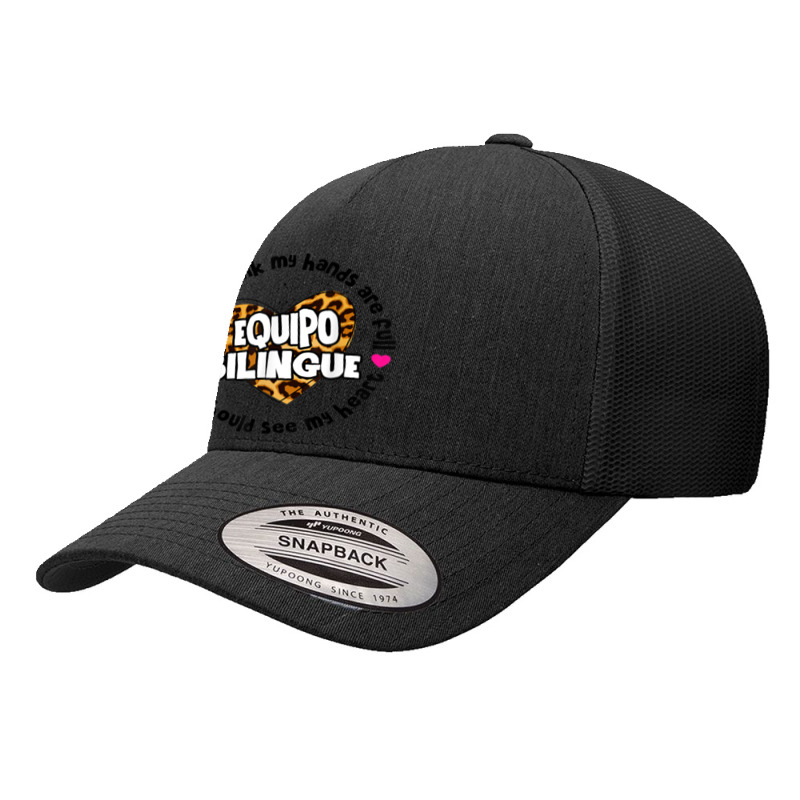 Equipo Bilingue Spanish Bilingual Team Squad Back To School Yupoong Trucker Cap by Fashzilla | Artistshot