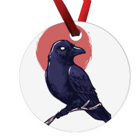 Crow, Bird, Birds, Black, Moon, Animal, Animals Ornament | Artistshot