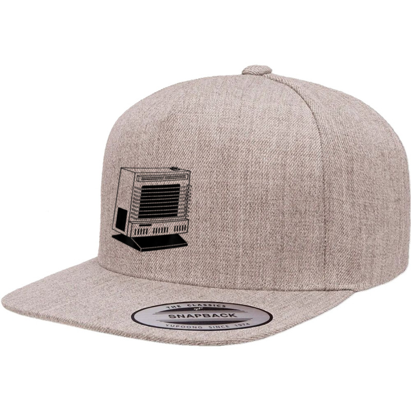 Retro Space Heater Print T Shirt 5 panel snapback cap by cm-arts | Artistshot