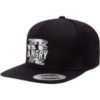 Rare, Archaic Smile Be Angry, Archaic Smile, Be Angry, Cool, Awesome,  5 Panel Snapback Cap | Artistshot