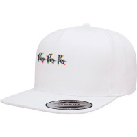 Ho Ho Ho Christmas Lights Family Matching Group Christmas Long 5 Panel Snapback Cap | Artistshot