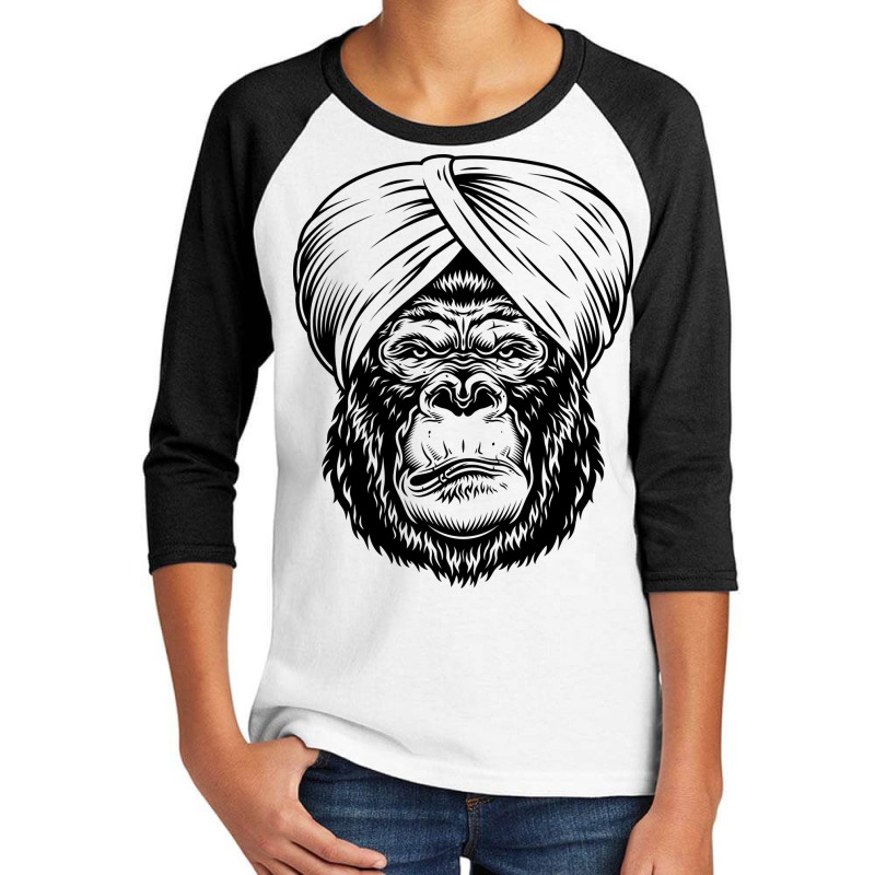 Gorilla, Monkey, Animal, Animals Youth 3/4 Sleeve by HILstore | Artistshot