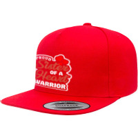 Woman Injury Mother Girl Patient Heart Warrior Chd Awareness 5 Panel Snapback Cap | Artistshot