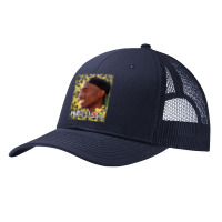 Poetic Justice Floral Background Portrait Pa Trucker Cap | Artistshot