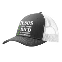 Jesus Christ Christian Tick, Will Come Again T Shirt Pa Trucker Cap | Artistshot