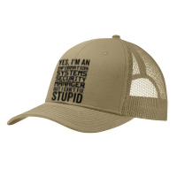 I Cant Fix Stupid   Information Systems Security Manager Pa Trucker Cap | Artistshot