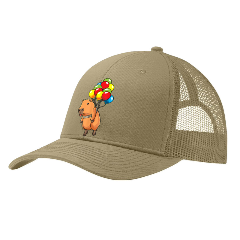 Capybara Giant Cavy Rodent With Balloons Capybara T Shirt Pa Trucker Cap | Artistshot