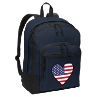 I Love The Usa, I Love The Usa Vintage, I Love The Usa Art, I Love The Basic Backpack | Artistshot