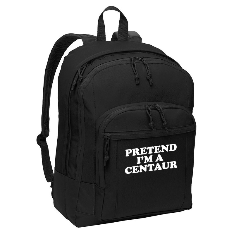 Pretend I_m A Centaur Last Minute Halloween Costume Basic Backpack | Artistshot