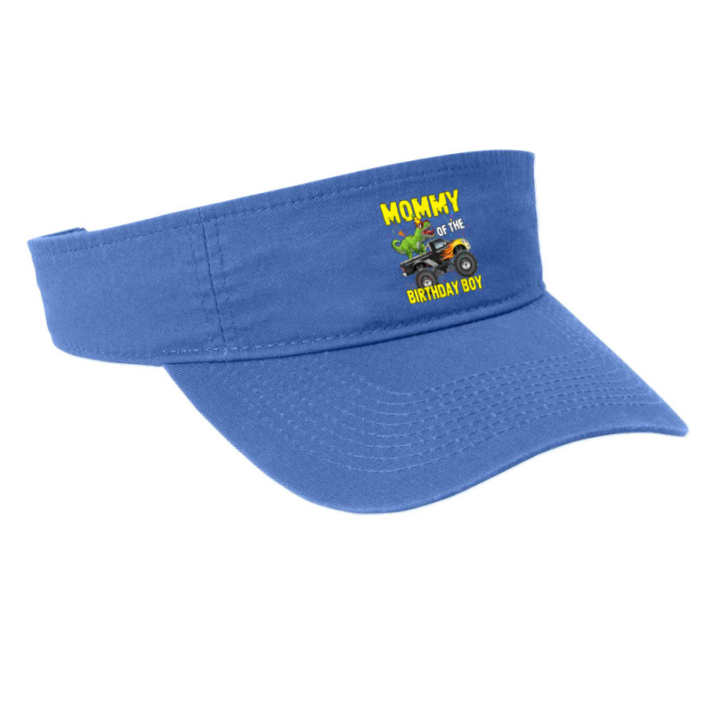 Mommy Of The Birthday Boy Dinosaurs T Rex Monster Truck Characters Car Fashion Visor | Artistshot