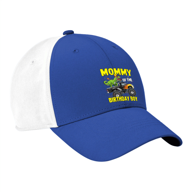 Mommy Of The Birthday Boy Dinosaurs T Rex Monster Truck Characters Car Nike Dri-fit Cap | Artistshot