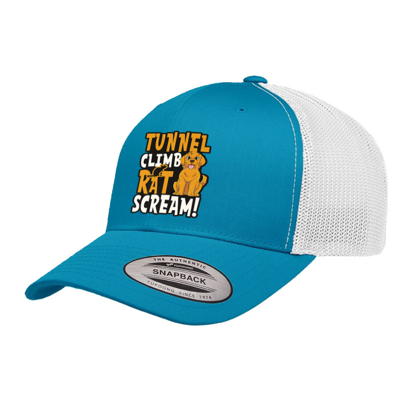 Tunnel Climb Rat Scream Design Barn Hunt Premium T Shirt Retro Trucker Cap by cm-arts | Artistshot