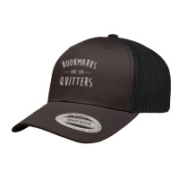 Bookmarks Are For Quitters Funny T Shirt Retro Trucker Cap | Artistshot