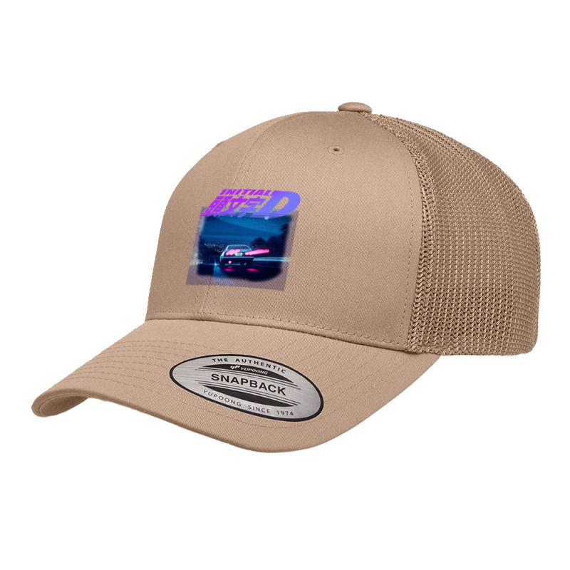 Initial D Neon Ae86 Retro Trucker Cap by cm-arts | Artistshot