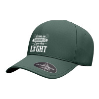 In Darkness I See His Light Jesus Christian Designs Seamless Cap | Artistshot