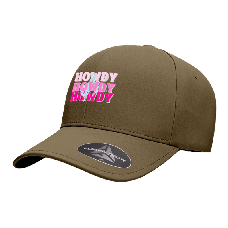 Howdy Cowgirl Vintage Horse Bucking Western Bachelorette T Seamless Cap by cm-arts | Artistshot