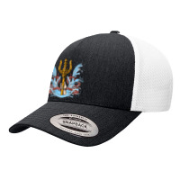 Poseidon Trident, Poseidon Trident Painting, Poseidon Trident Vintage, Yupoong Trucker Cap | Artistshot