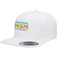 Mom Brick Builder Funny Blocks Master Builder 5 Panel Snapback Cap | Artistshot