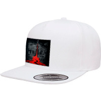 Temple Of The Bleeding Trident, Shiva, Trishul, Temple Of The Bleeding 5 Panel Snapback Cap | Artistshot