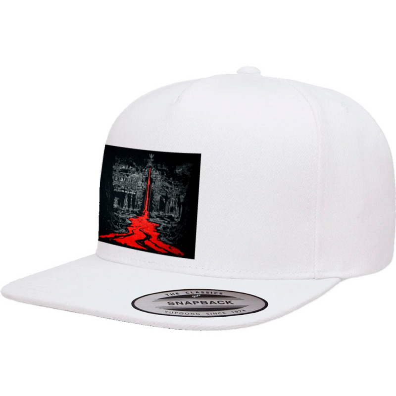 Temple Of The Bleeding Trident, Shiva, Trishul, Temple Of The Bleeding 5 Panel Snapback Cap | Artistshot