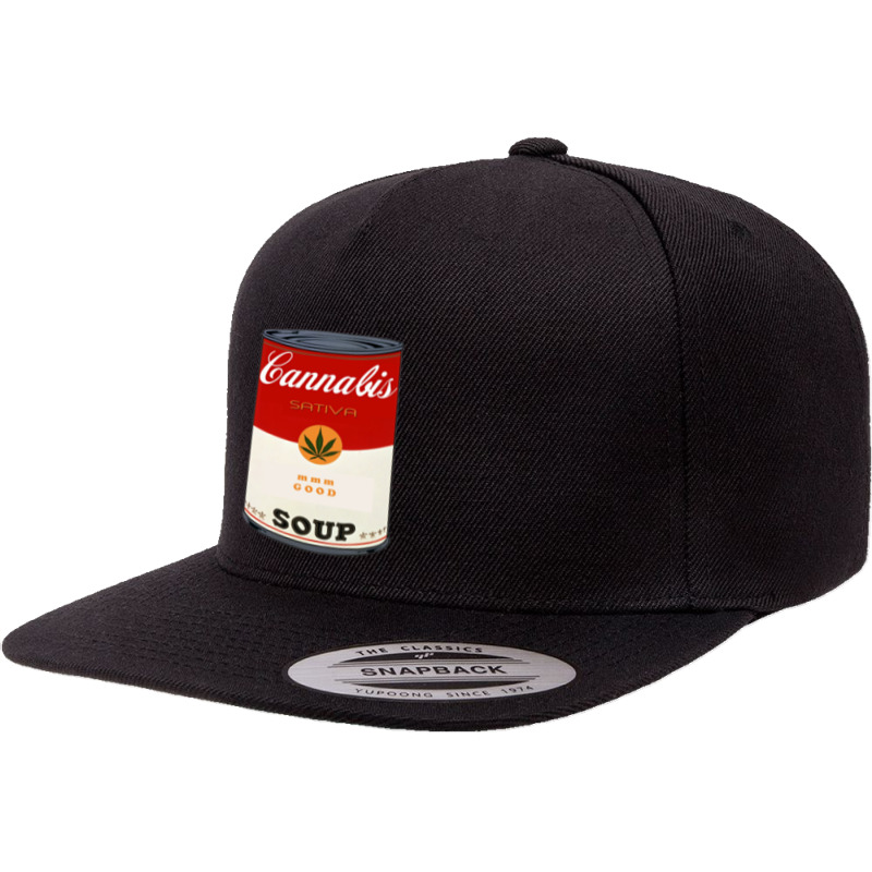 Cannabis 5 panel snapback cap by cm-arts | Artistshot