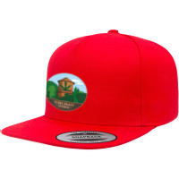 Point Place Water Tower 5 Panel Snapback Cap | Artistshot