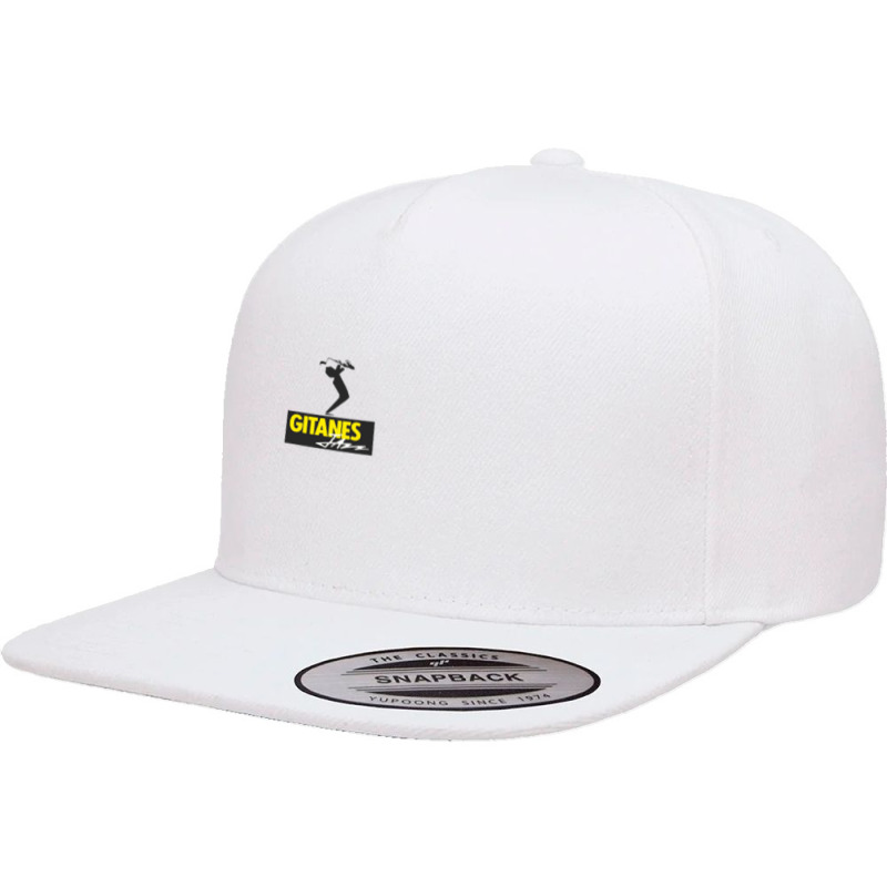 Cool Gitanes Jazz Design 5 Panel Snapback Cap | Artistshot