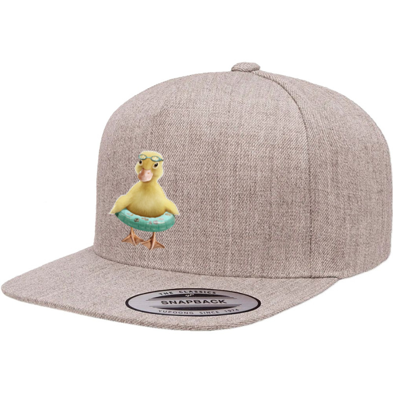 Duck Magnet 5 panel snapback cap by YURIYAMIGUD | Artistshot