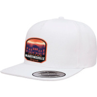 Martinsville Virginia Historic Uptown 5 Panel Snapback Cap | Artistshot