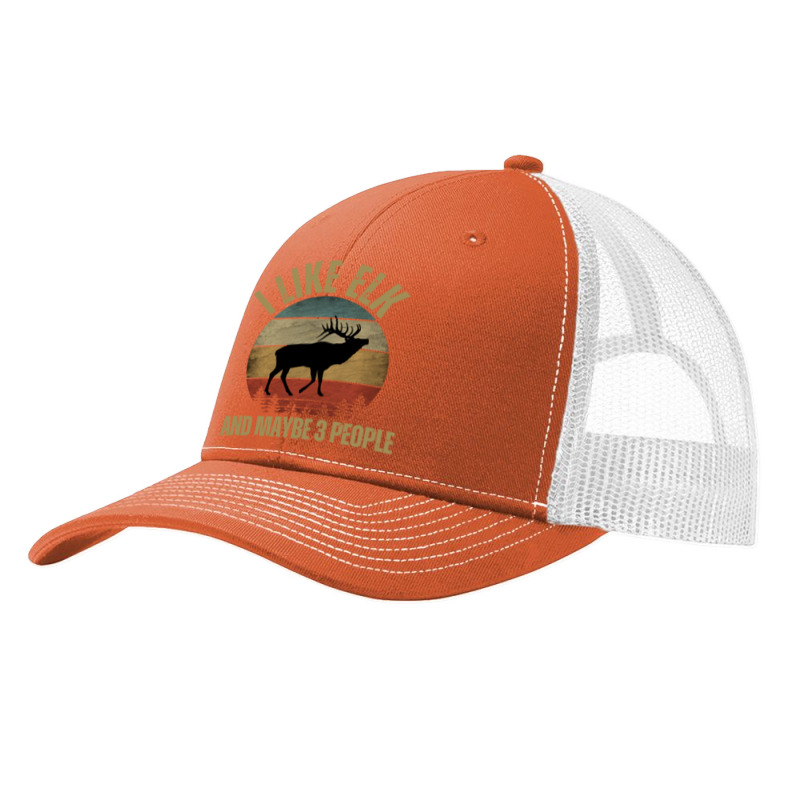 I Like Elk And Maybe 3 People T  Shirt I L I K E E L K A N D M A Y B E Pa Trucker Cap by cm-arts | Artistshot