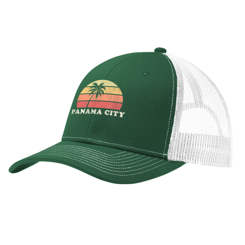 Panama City Beach Fl Vintage 70s Retro Throwback Design Pa Trucker Cap by ElsieLynne | Artistshot