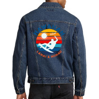 Hawaiian Islands Lanai And Niihau Men Denim Jacket | Artistshot