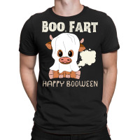 Boo Fart Funny Farting Cow Ghost For Halloween T-shirt | Artistshot