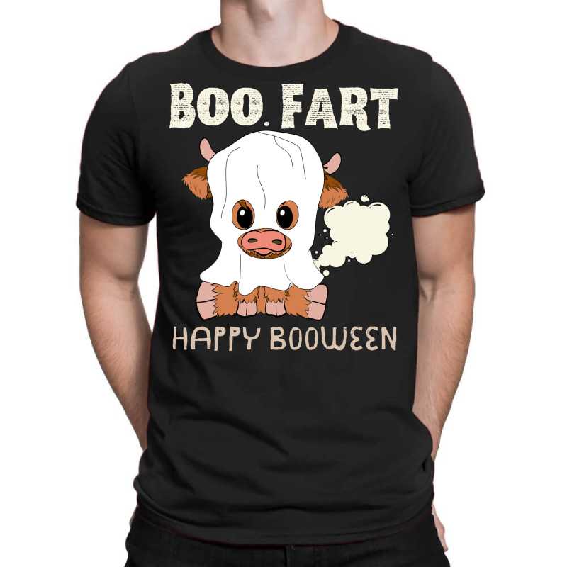 Boo Fart Funny Farting Cow Ghost For Halloween T-shirt | Artistshot