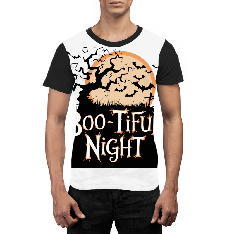 Boo Tiful Night. Halloween Graphic T-shirt | Artistshot