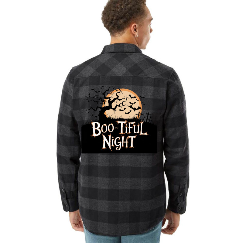 Boo Tiful Night. Halloween Flannel Shirt | Artistshot