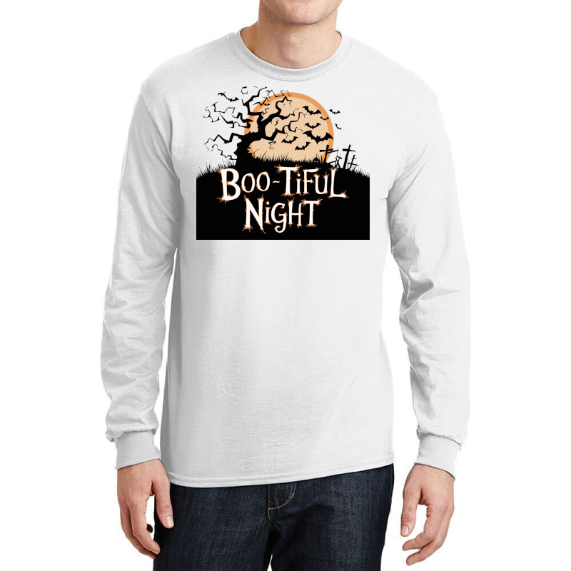 Boo Tiful Night. Halloween Long Sleeve Shirts | Artistshot