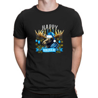 Happy Hanukkah Moose Menorah Jewish T-shirt | Artistshot