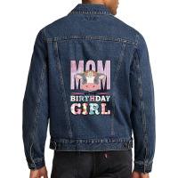 Mom Of The Birthday Girl Men Denim Jacket | Artistshot