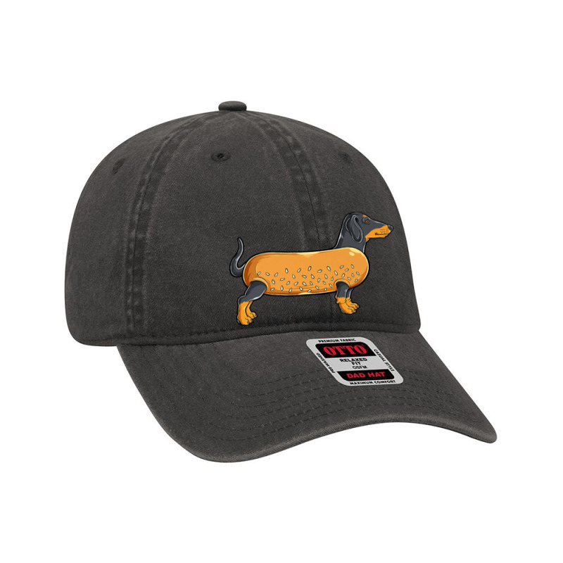 Pun Sausage Dog Dyed Cap by Teresa Simmons | Artistshot