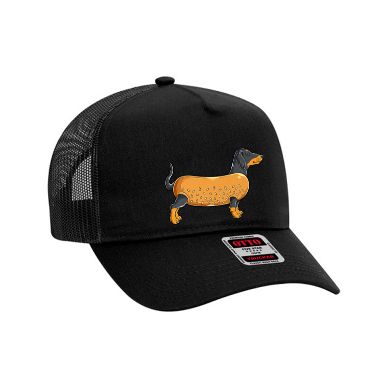 Pun Sausage Dog Mesh Back Trucker Hat by Teresa Simmons | Artistshot